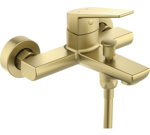 MONOMANDO DE BAÑO CON KIT BRUSHED PVD GOLD KLOE